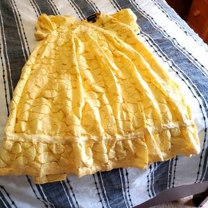 Bebe Yellow Flower Spring Dress